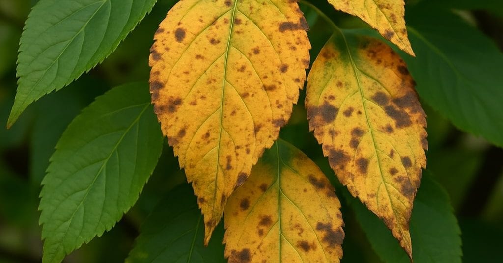 Yellowing, Curling, or Spotted Leaves