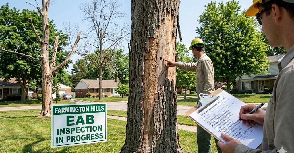 Tree Incident Documentation Checklist, Farmington Hills, MI