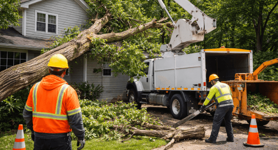 Emergency tree services for Michigan homeowners