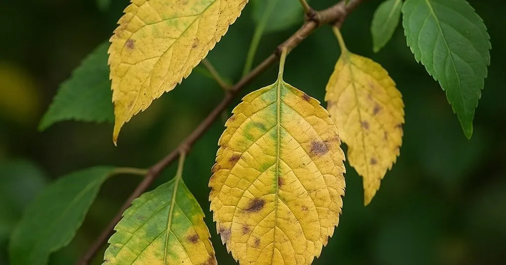 Signs of a sick tree