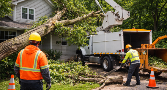 Emergency tree services for Michigan homeowners